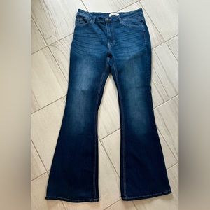 KanCan Flare Jeans in medium wash. NEVER WORN!